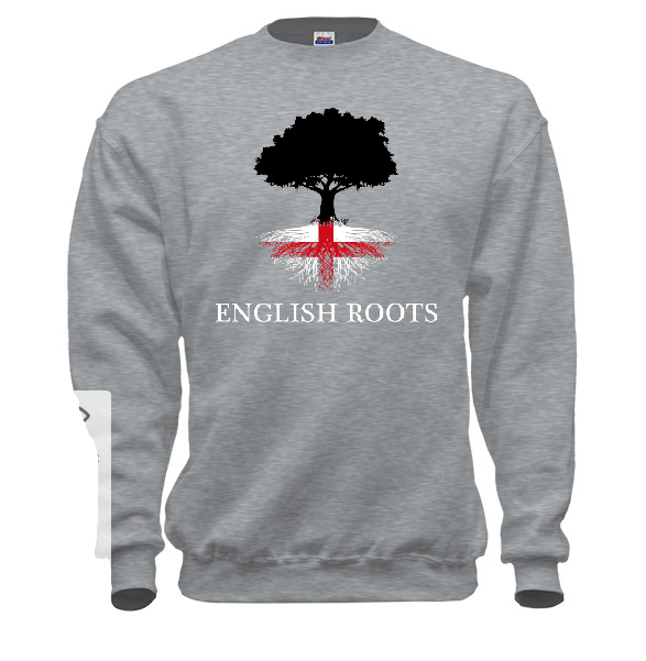 Tenacitee Unisex American Grown with British Roots Sweatshirt 