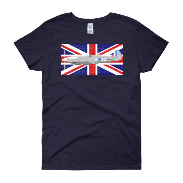 Battle of Britain Tribute: Women’s Gildan short sleeve t-shirt – Anglotees