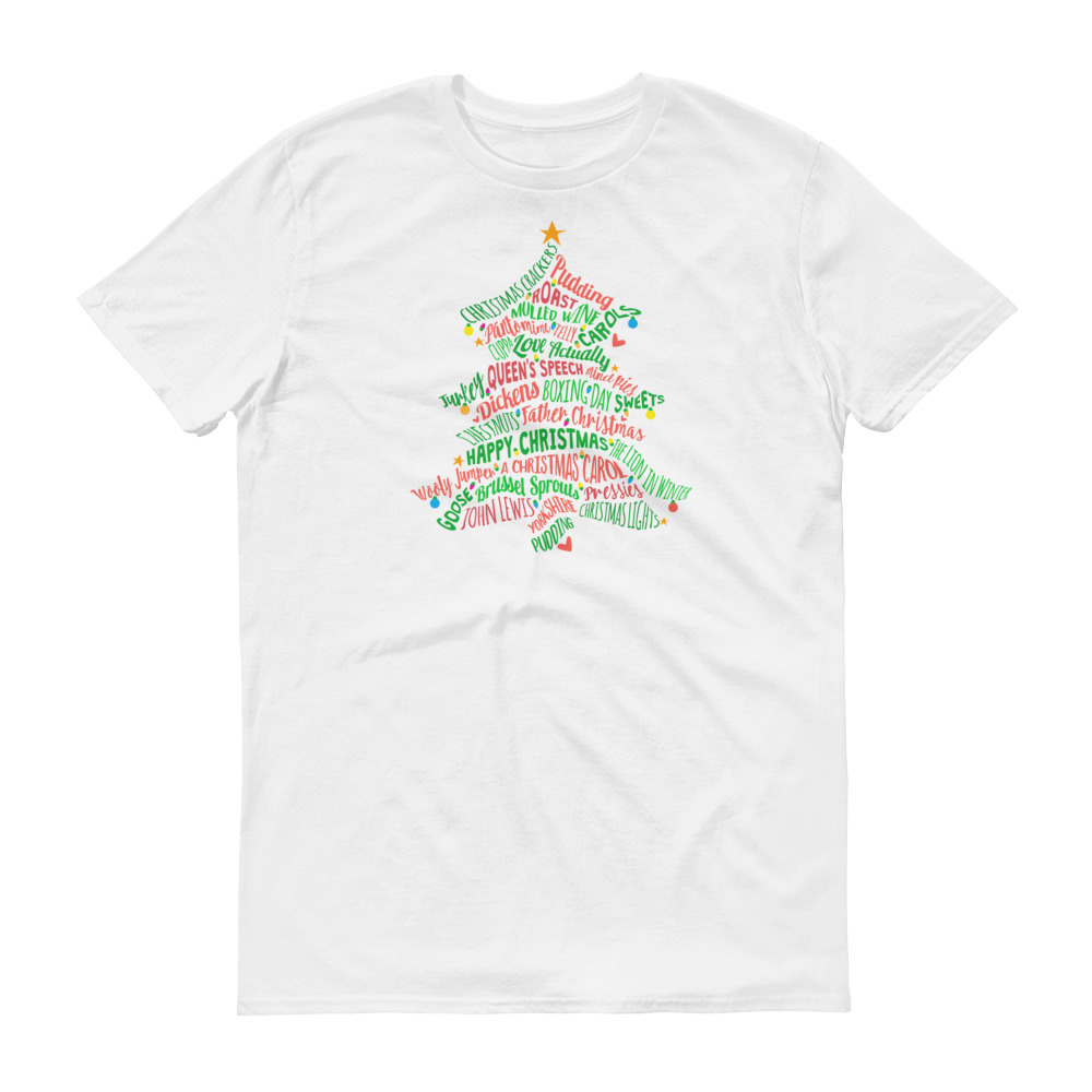 Great British Christmas – Men’s Soft-style Short-Sleeve T-Shirt – Anglotees