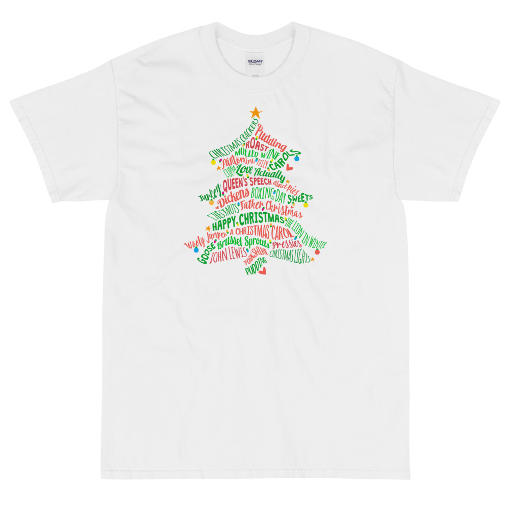 Great British Christmas – Men’s Gildan Short Sleeve T-Shirt – Anglotees
